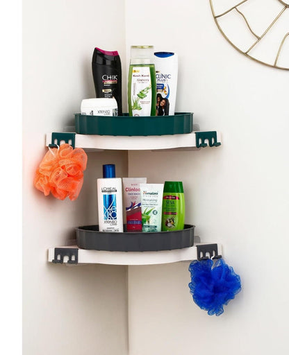 360 Triangular Rotating Corner Shelf